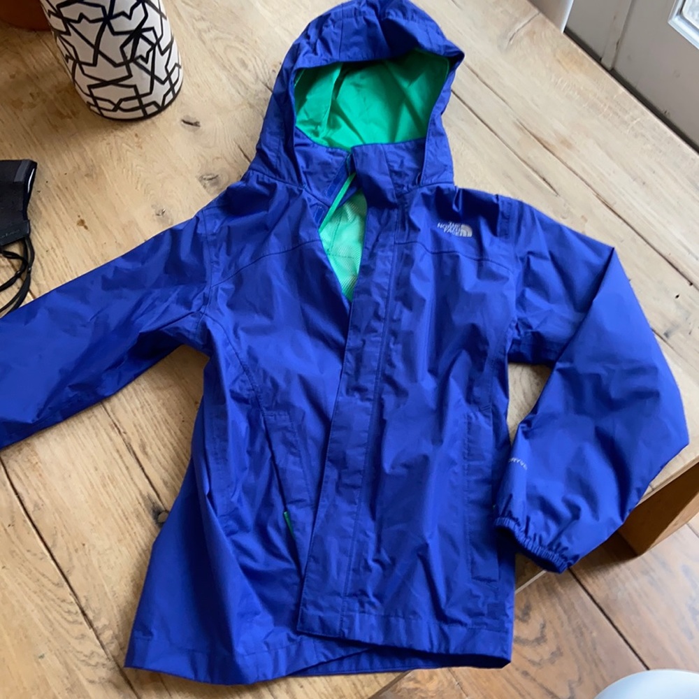 Kids north face rain coat